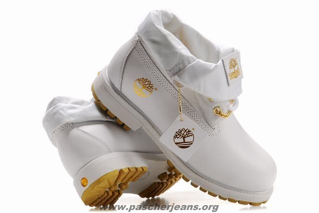 timberland blanche femme