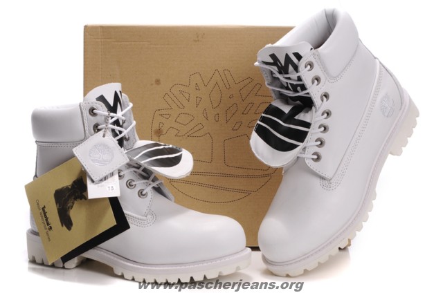 chaussure timberland blanche homme